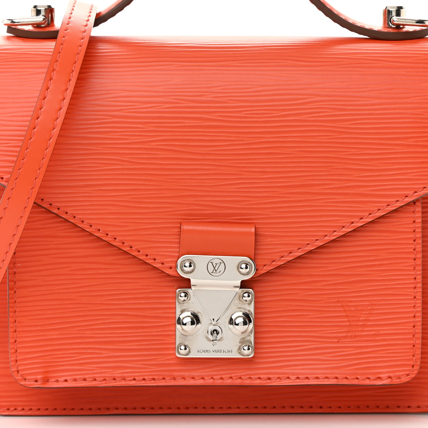Louis Vuitton Epi Monceau BB Piment 7 of 15