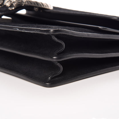 Gucci Suede Small Dionysus Shoulder Bag Black 10 of 13