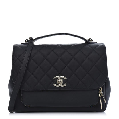Chanel Caviar Quilted Large Business Affinity Flap Black 1 of 14