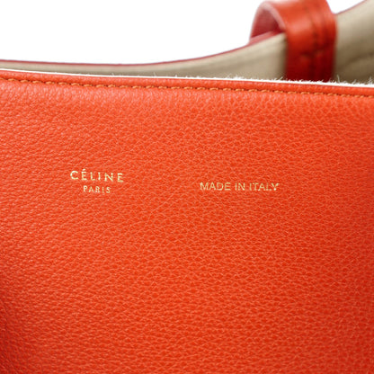 Celine Soft Grained Calfskin Medium Cabas Phantom Brick 8 of 8