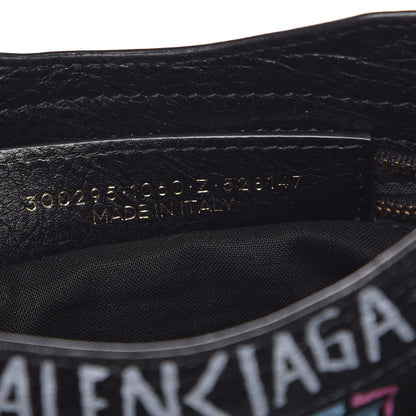 Balenciaga Agneau Arena Graffiti All Over Classic Hardware Mini City Black Multicolor 8 of 9
