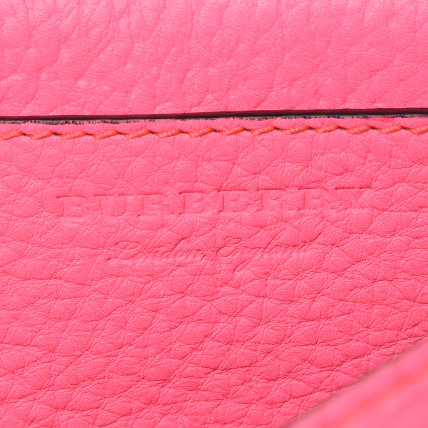 Calfskin Smooth Grain Small Burleigh Crossbody Bag Neon Pink