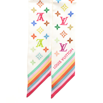 Louis Vuitton LV X TM Silk Monogram Multicolor BB Bandeau White 2 of 5