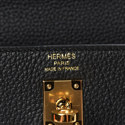 Hermes Togo Kelly Retourne 25 Black 18 of 40