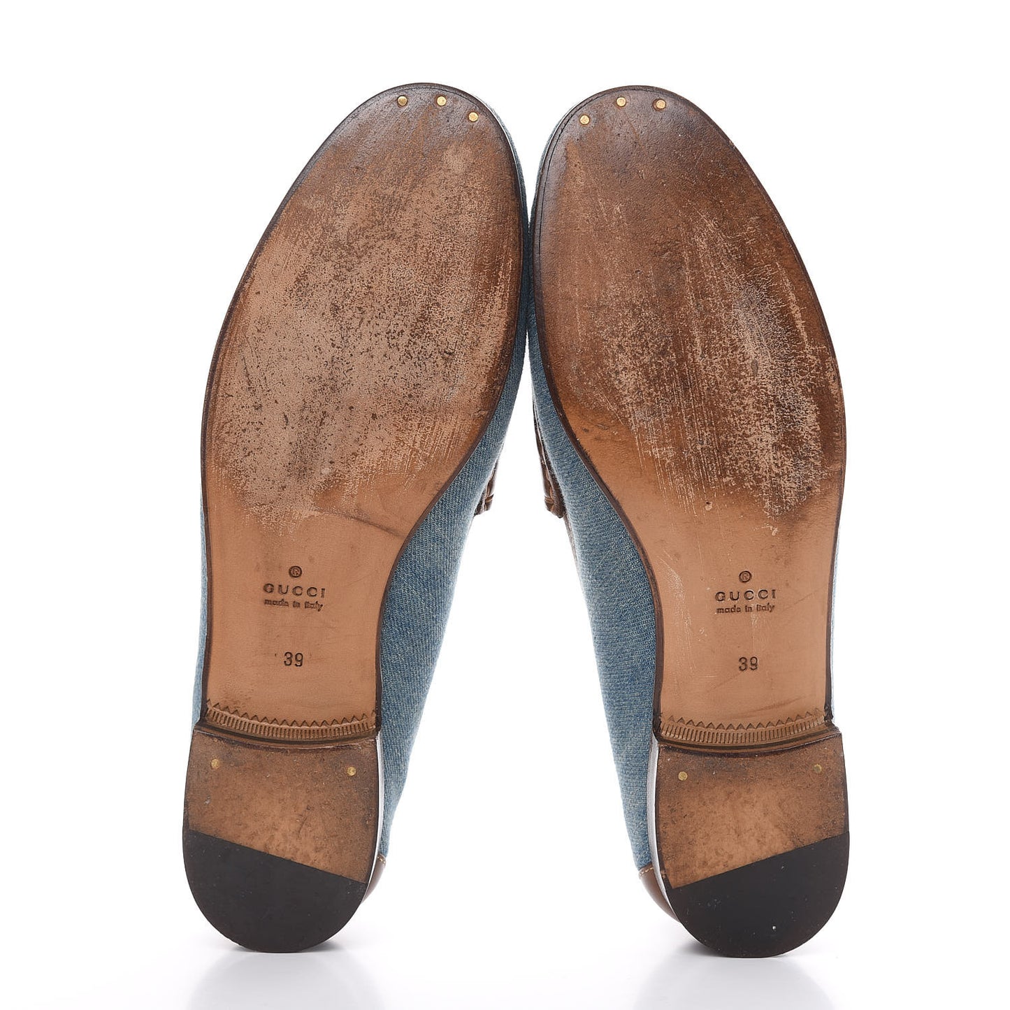 Denim Womens 1953 Horsebit Loafers 39 Brown Blue