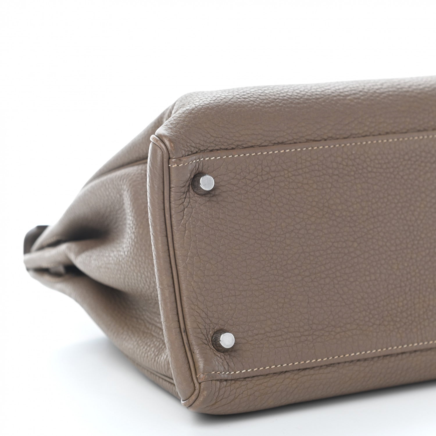 Hermes Togo Kelly Retourne 35 Etoupe 8 of 10