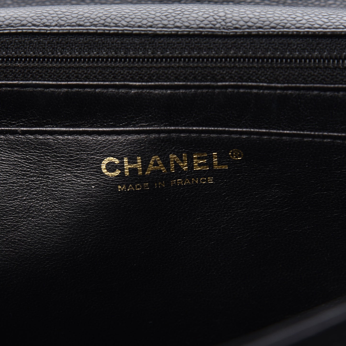 Caviar Quilted Jumbo Single Flap Black