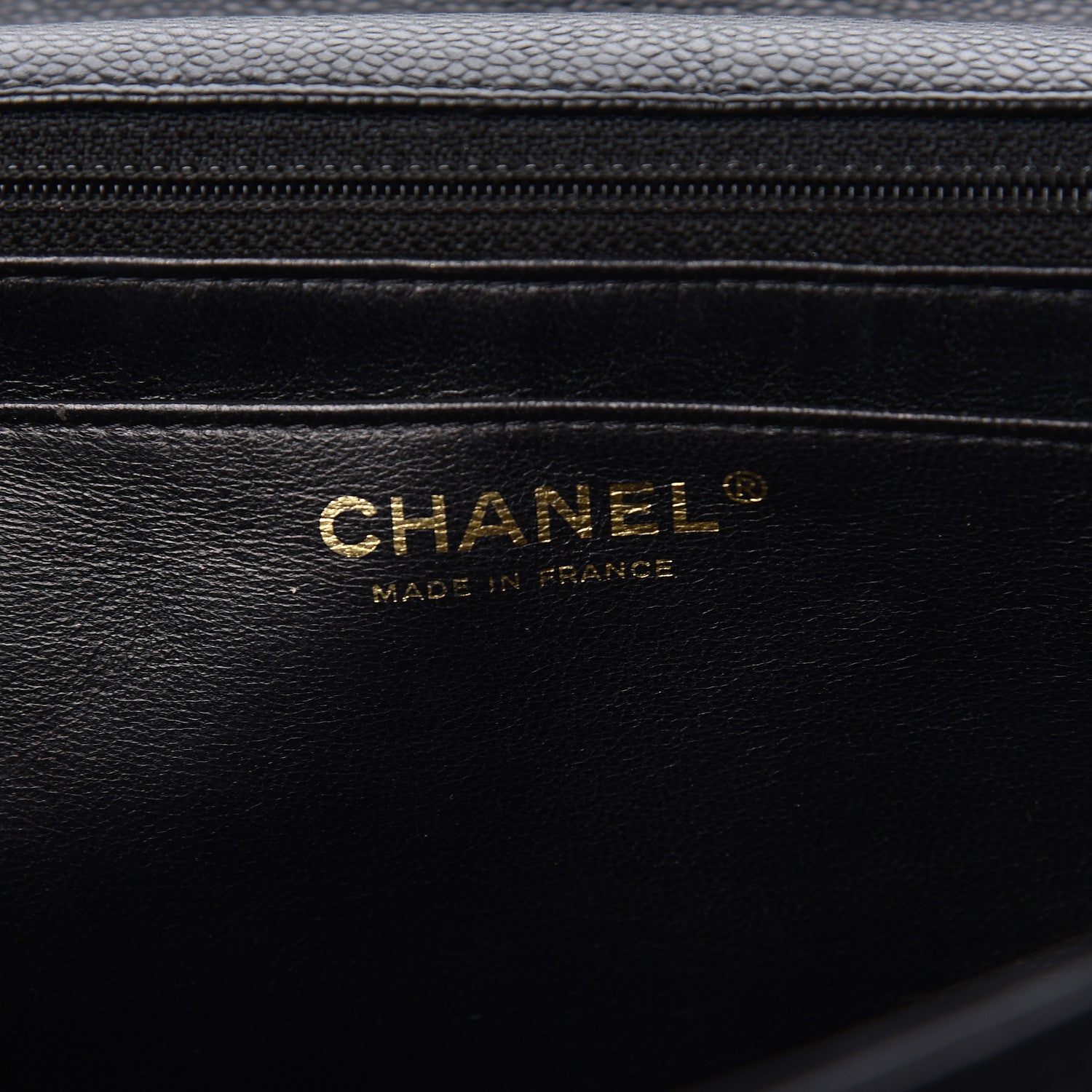 Chanel Caviar Quilted Jumbo Single Flap Black 8 of 15