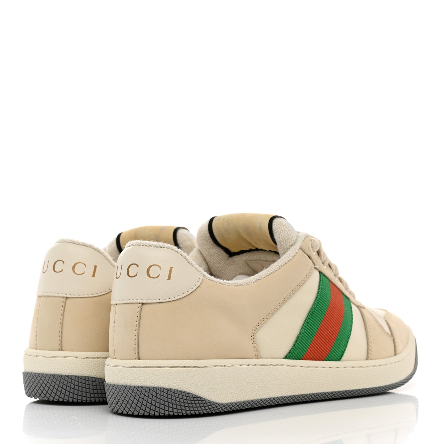 Nylon Nubuck Web Womens Screener Sneakers 38 Mystic White Dusty Milk