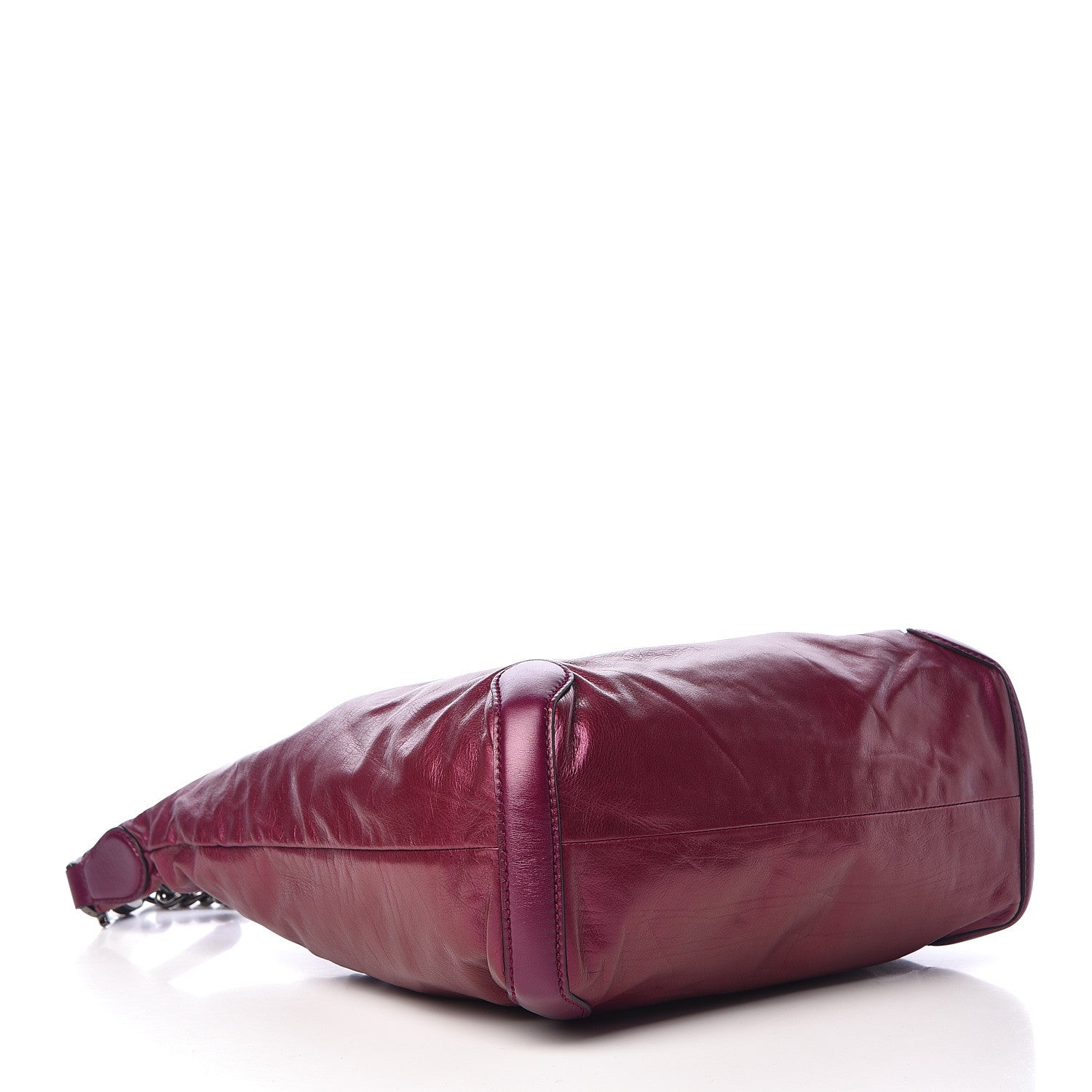 Gucci Metallic Calfskin Medium Galaxy Hobo Purple 4 of 10