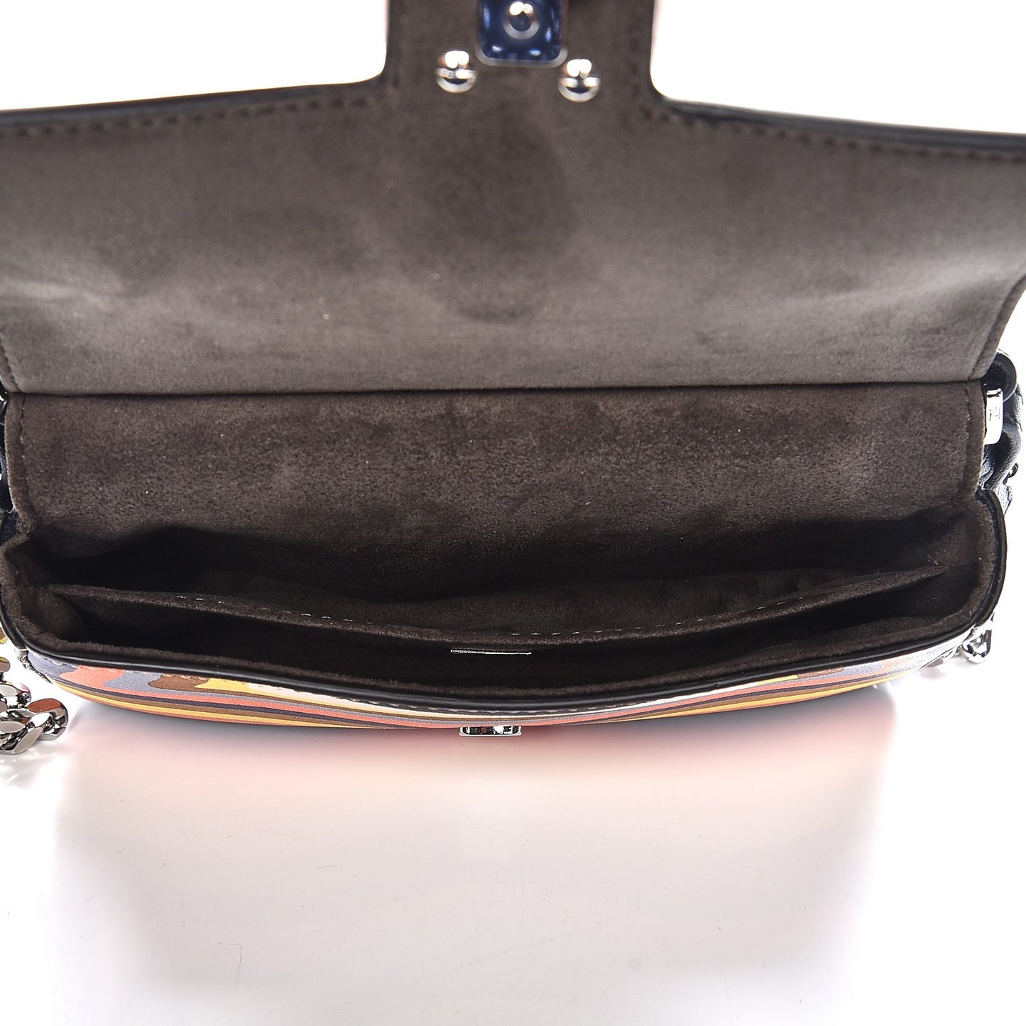 Vitello Dolce Hypnotic Micro Double Baguette Multicolor Blue Notte