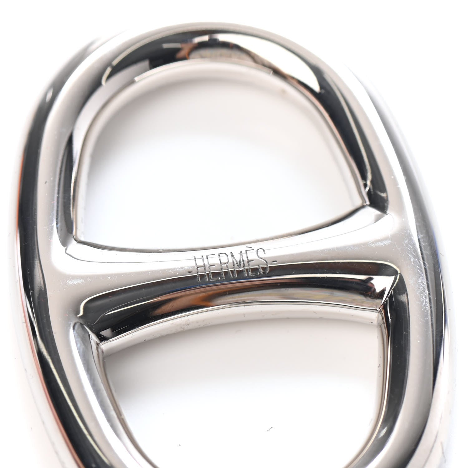 Hermes Palladium Chaine D'Ancre Scarf Ring 3 of 3