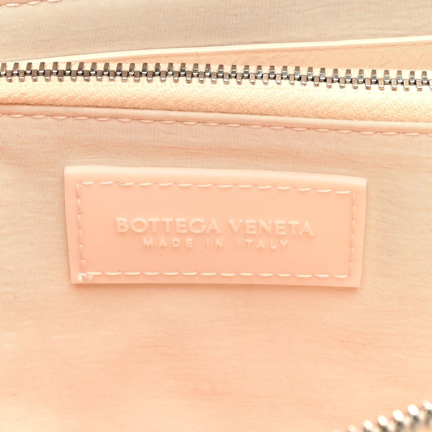 Nappa Maxi Intrecciato Zip Around Wallet Rose Mole