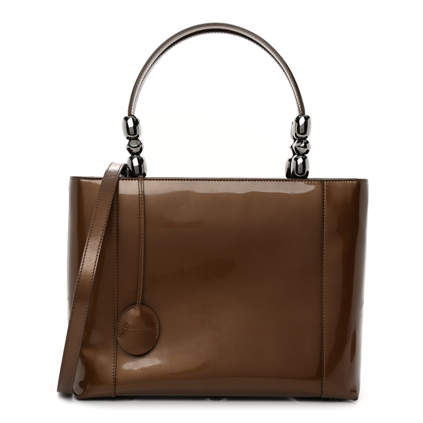 Patent Small Malice Tote Brown