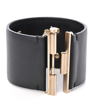 Chanel Calfskin CC Wide Cuff M Black 4 of 4