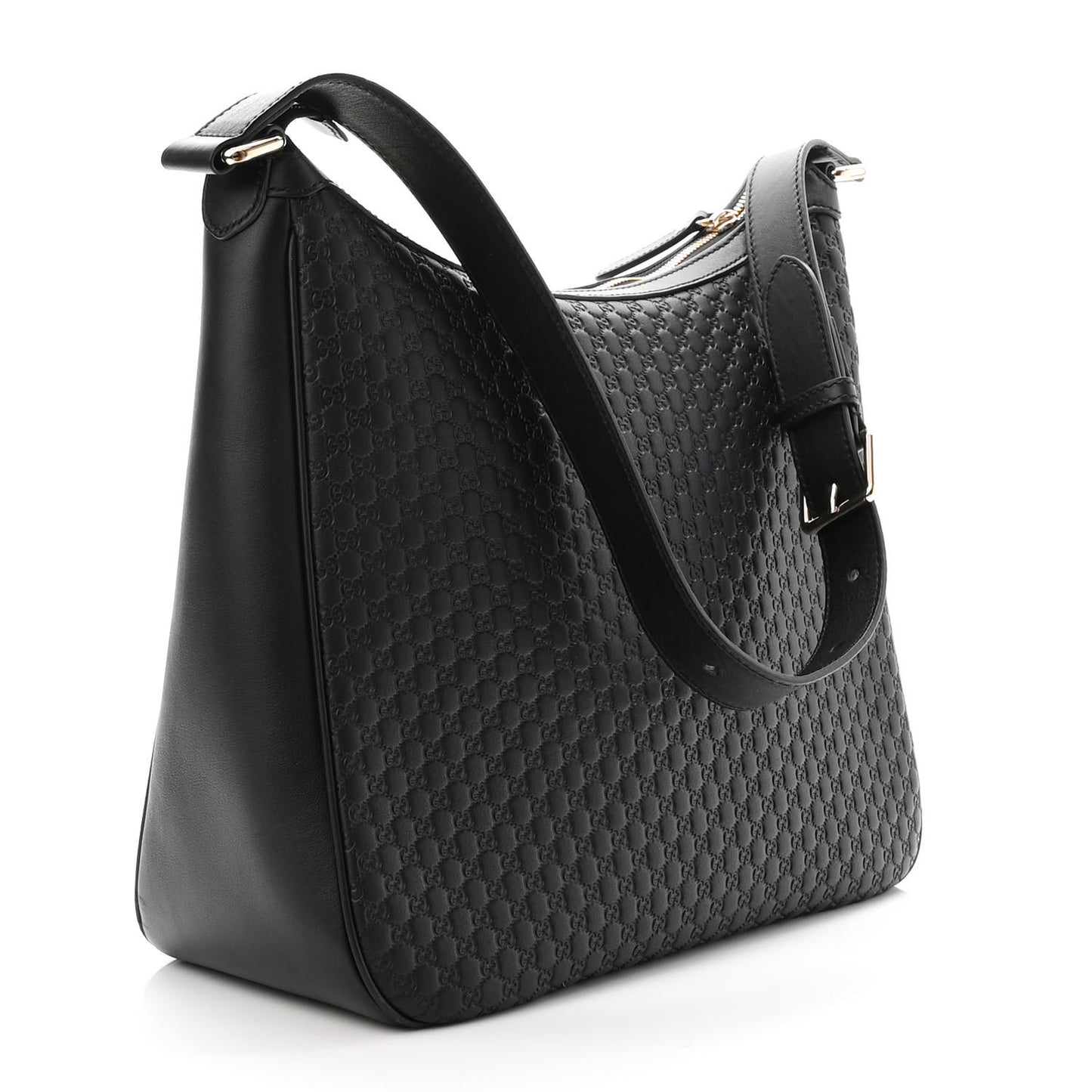 Microguccissima Shoulder Bag Black
