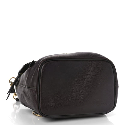 Chloe Suede Calfskin Small Faye Backpack Carbon Brown 4 of 8