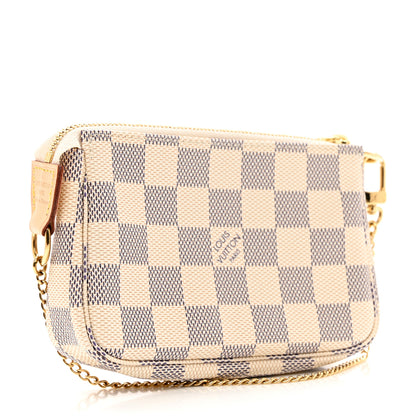 Louis Vuitton Damier Azur Mini Pochette Accessories 3 of 7