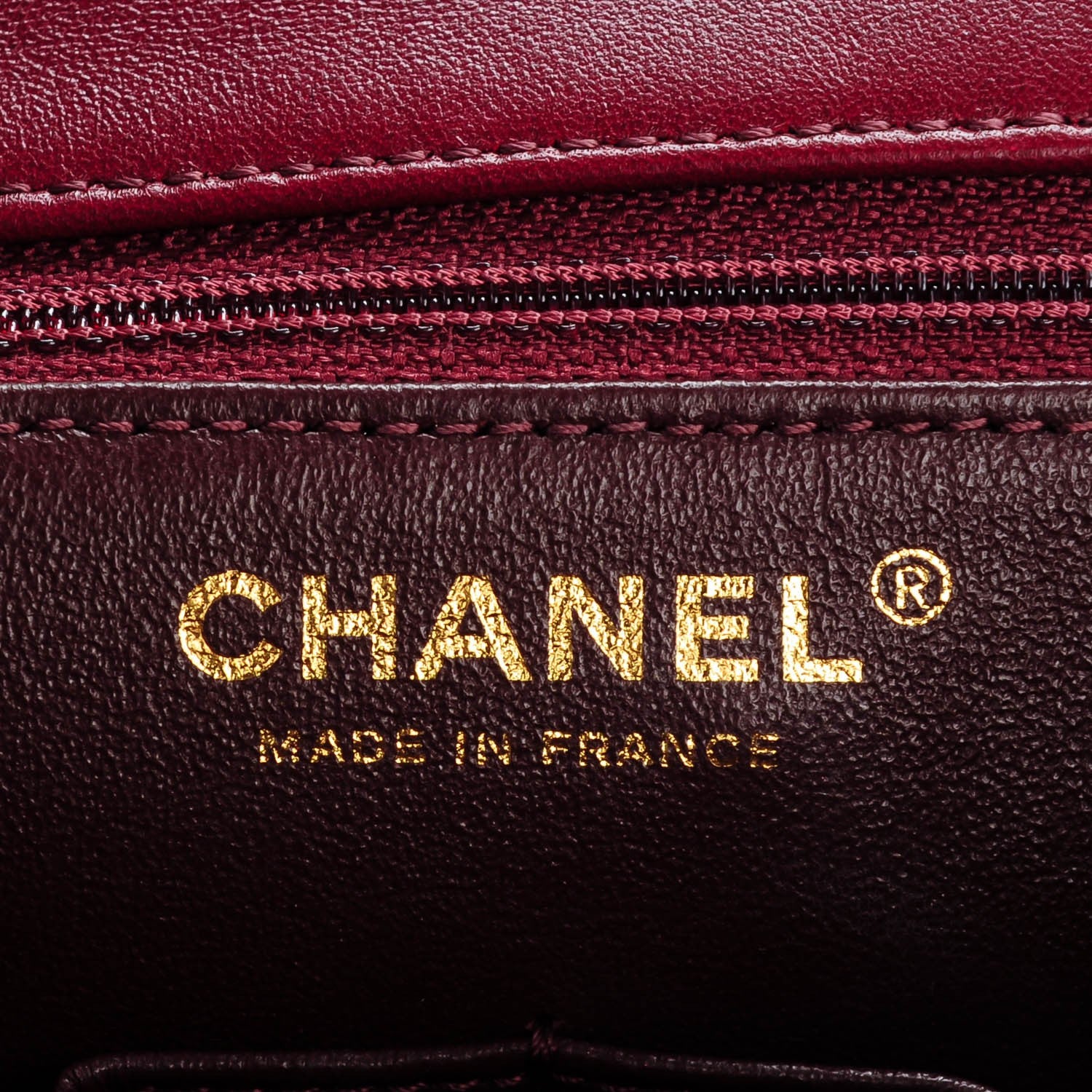 Chanel Lambskin Scallop Quilted Mini Pagoda Square Flap Burgundy 6 of 7