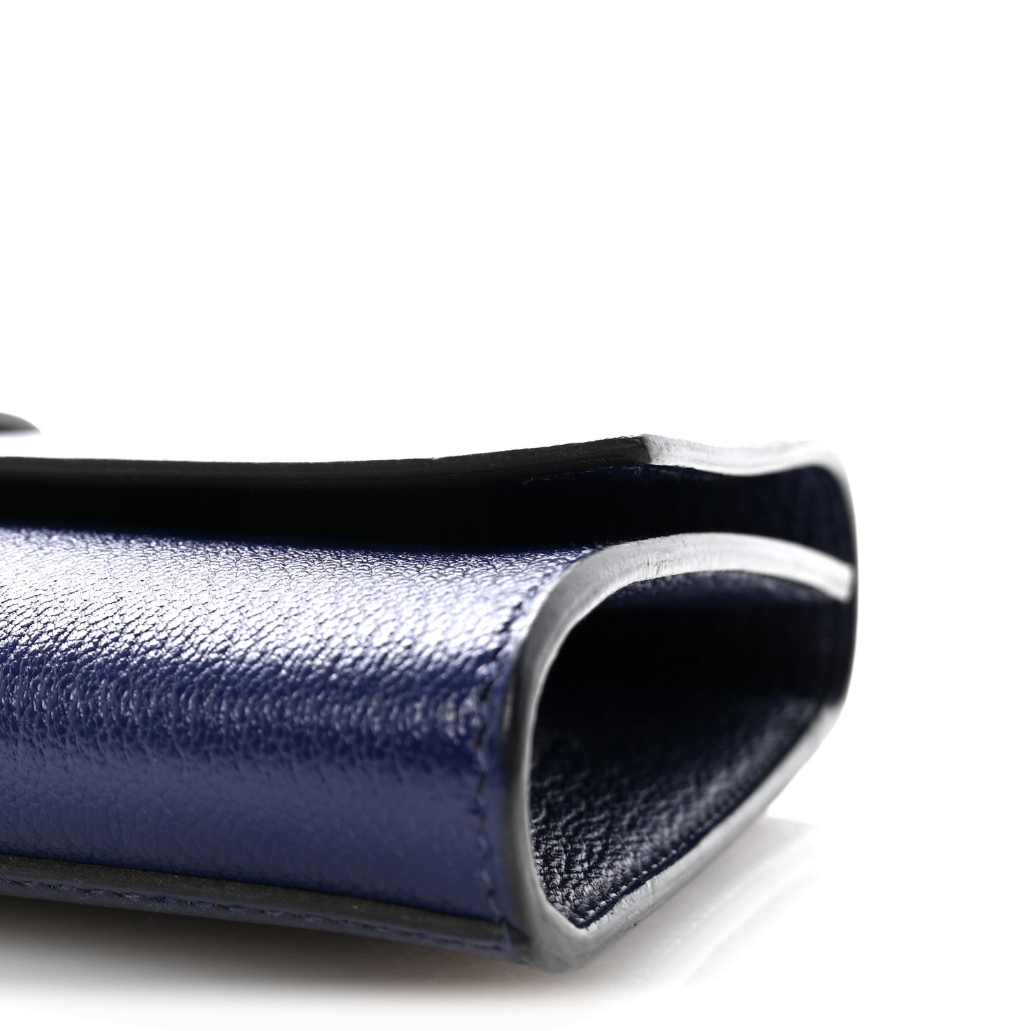 Hermes Chevre Mysore Medor 23 Clutch Bleu Encre 9 of 10