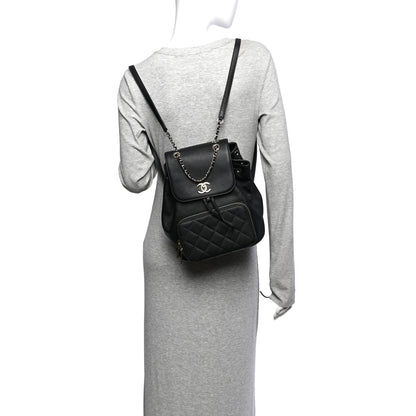 Chanel Caviar Quilted Business Affinity Backpack Black 2 of 11