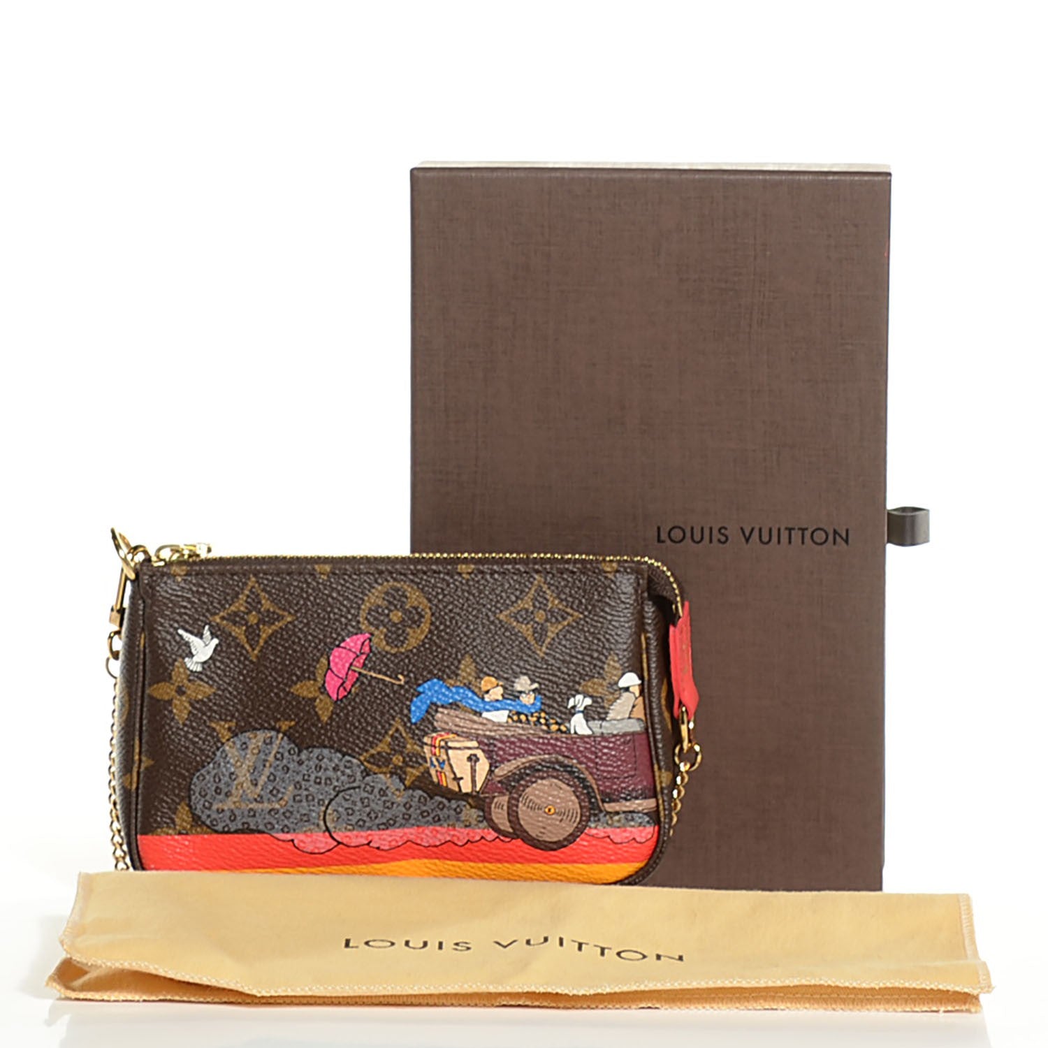 Louis Vuitton Monogram 2015 Christmas Animation Mini Pochette Accessories 16 of 16