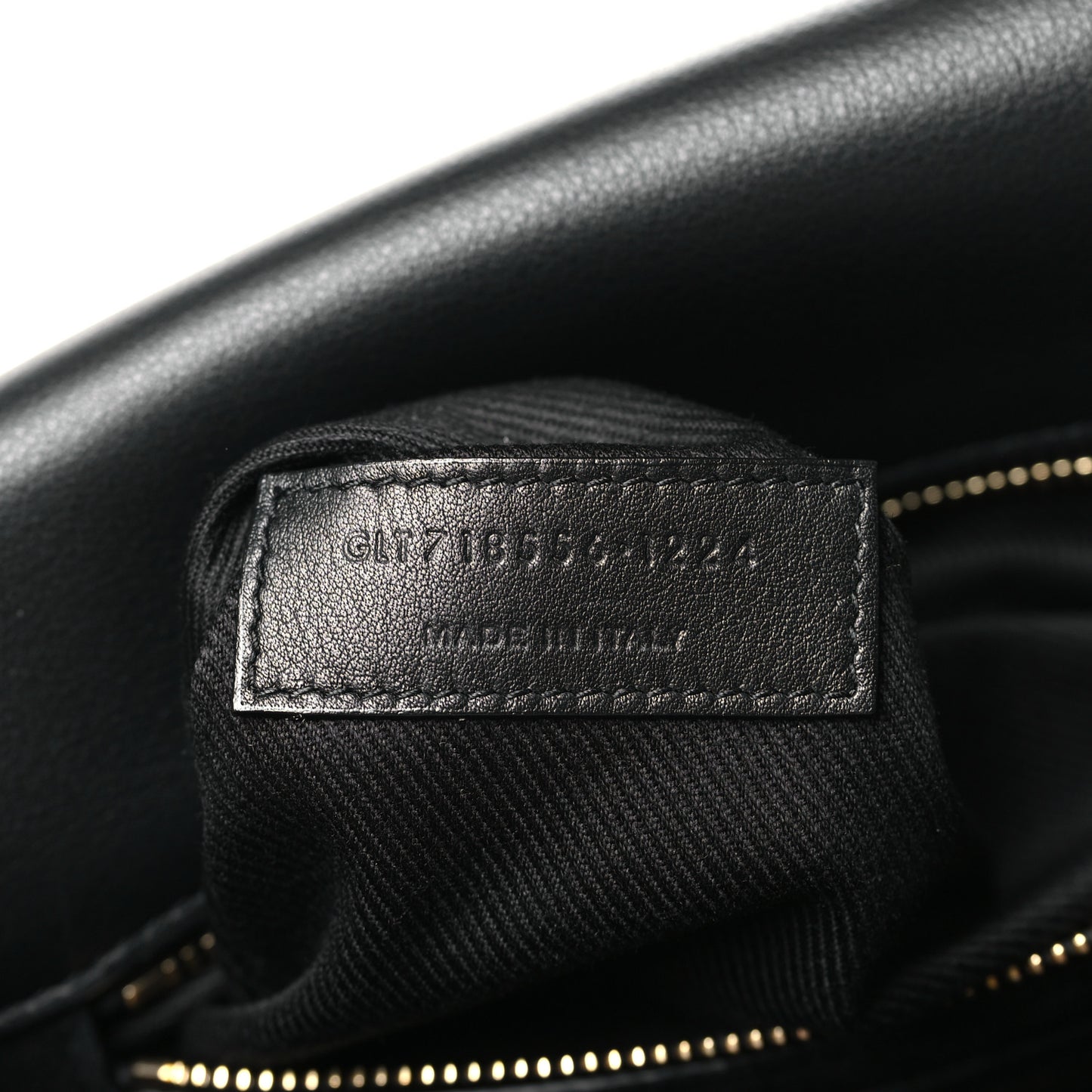 Grained Calfskin Monogram Niki Satchel Black