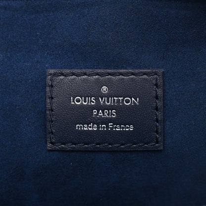 Louis Vuitton Lambskin Embossed Monogram Coussin PM Navy 7 of 10