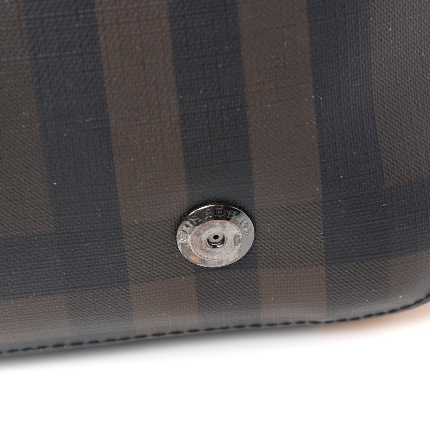 Smoked Check Medium Messenger Bag Brown
