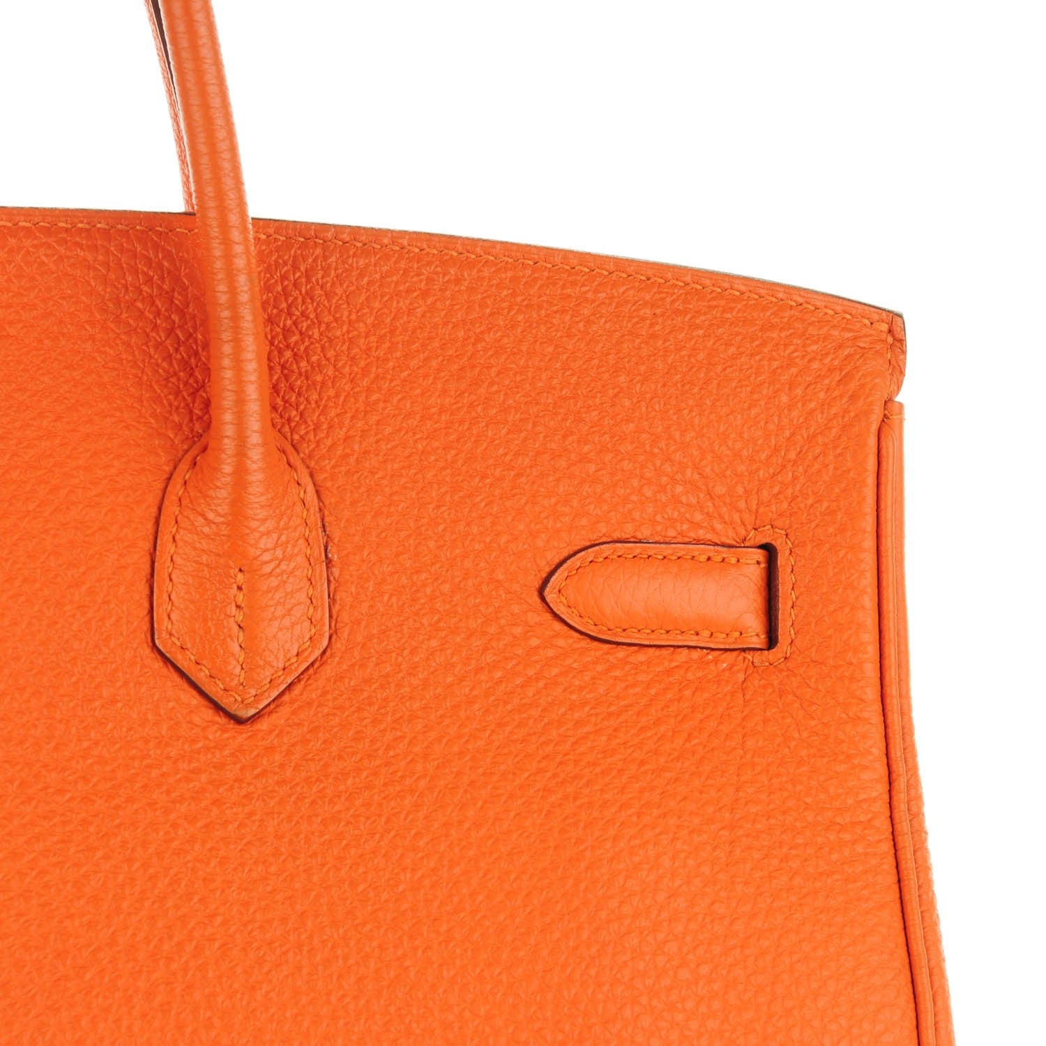 Hermes Togo Birkin 35 Orange 6 of 29