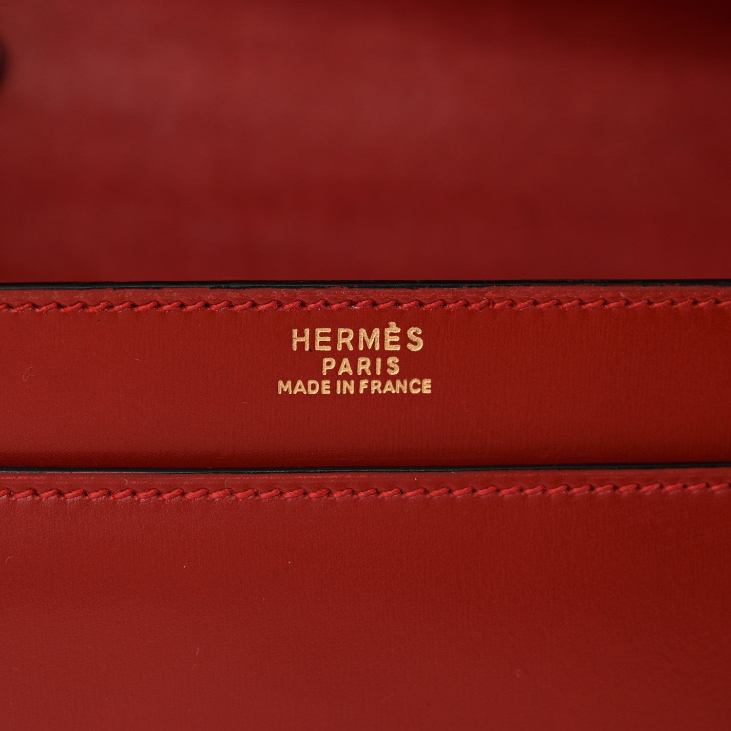 Hermes Box Annie Clutch Shoulder Bag Rouge Vif 6 of 19