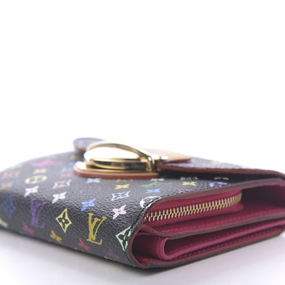 Louis Vuitton Monogram Multicolor Joey Wallet Black Grenade 9 of 10