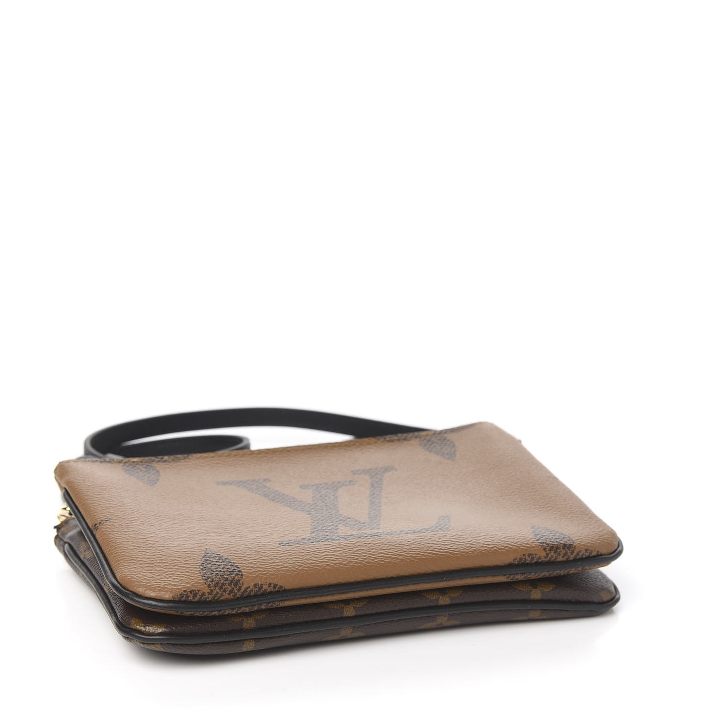 Reverse Monogram Giant Double Zip Pochette