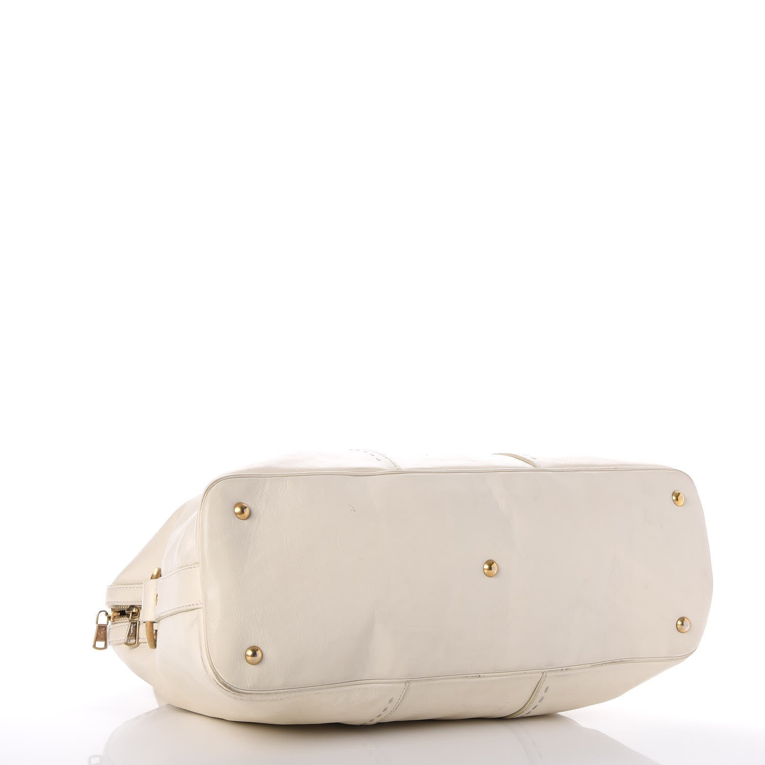 Saint Laurent Calfskin Large Muse Tote Bag Ivory 4 of 17