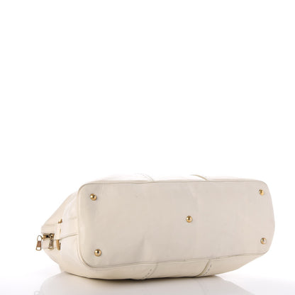 Saint Laurent Calfskin Large Muse Tote Bag Ivory 4 of 17