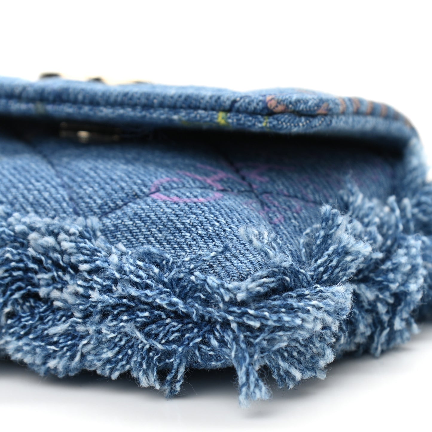 Denim Quilted Denim Mood Belt Bag Blue Multicolor