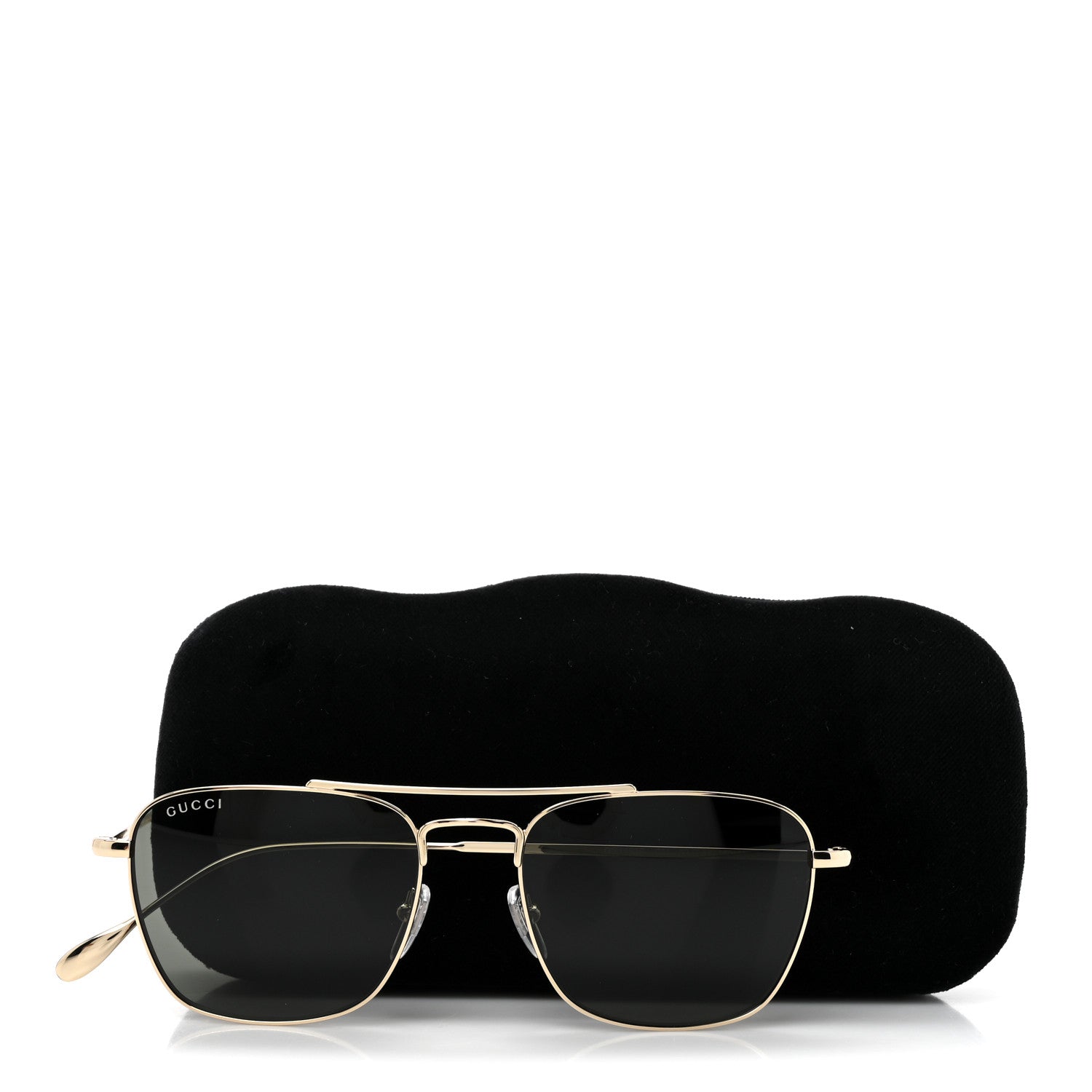Gucci Metal Aviator Sunglasses GG1183S Gold 9 of 9