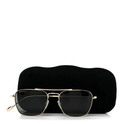Gucci Metal Aviator Sunglasses GG1183S Gold 9 of 9