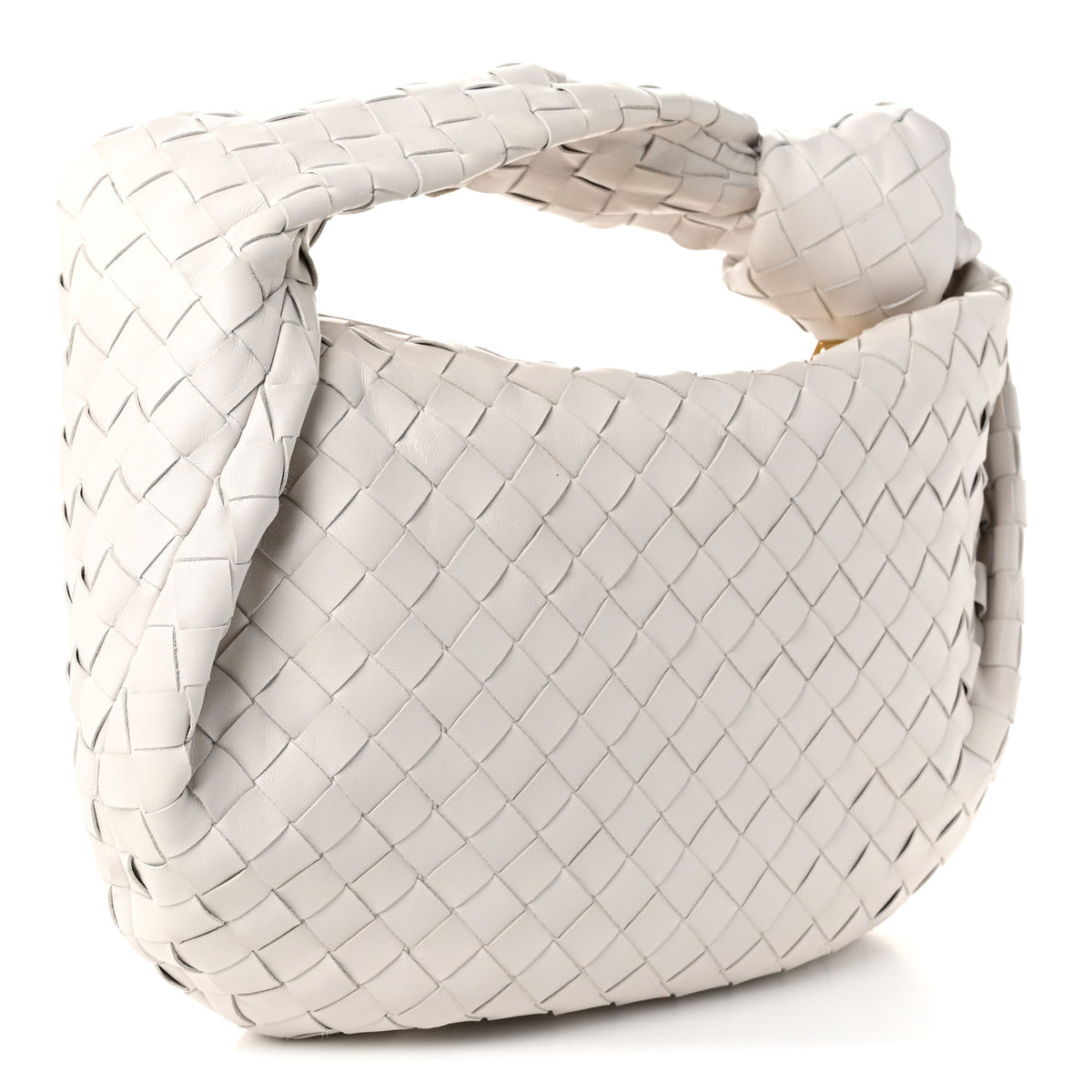 Nappa Intrecciato Teen Jodie Hobo White