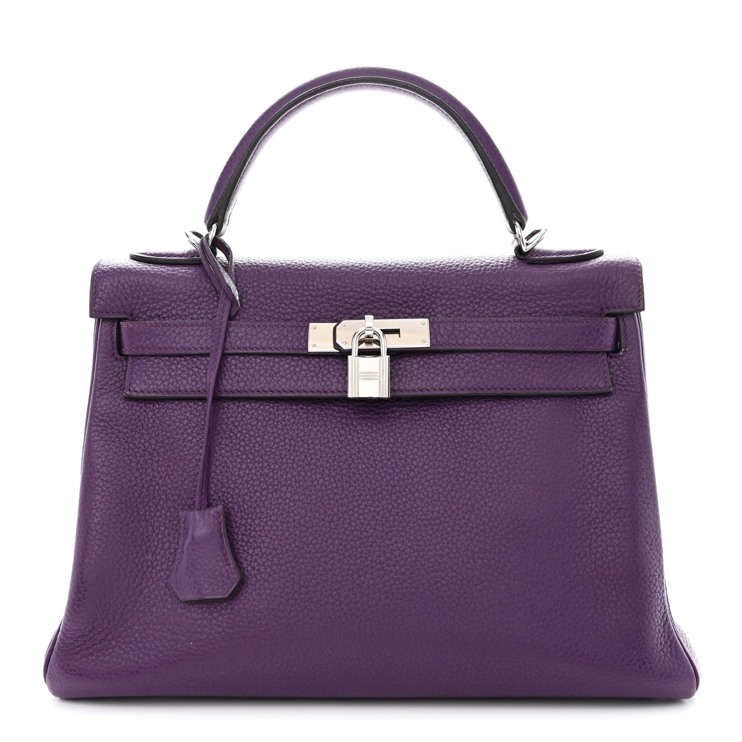 Hermes Taurillon Clemence Kelly Retourne 32 Ultraviolet 1 of 19