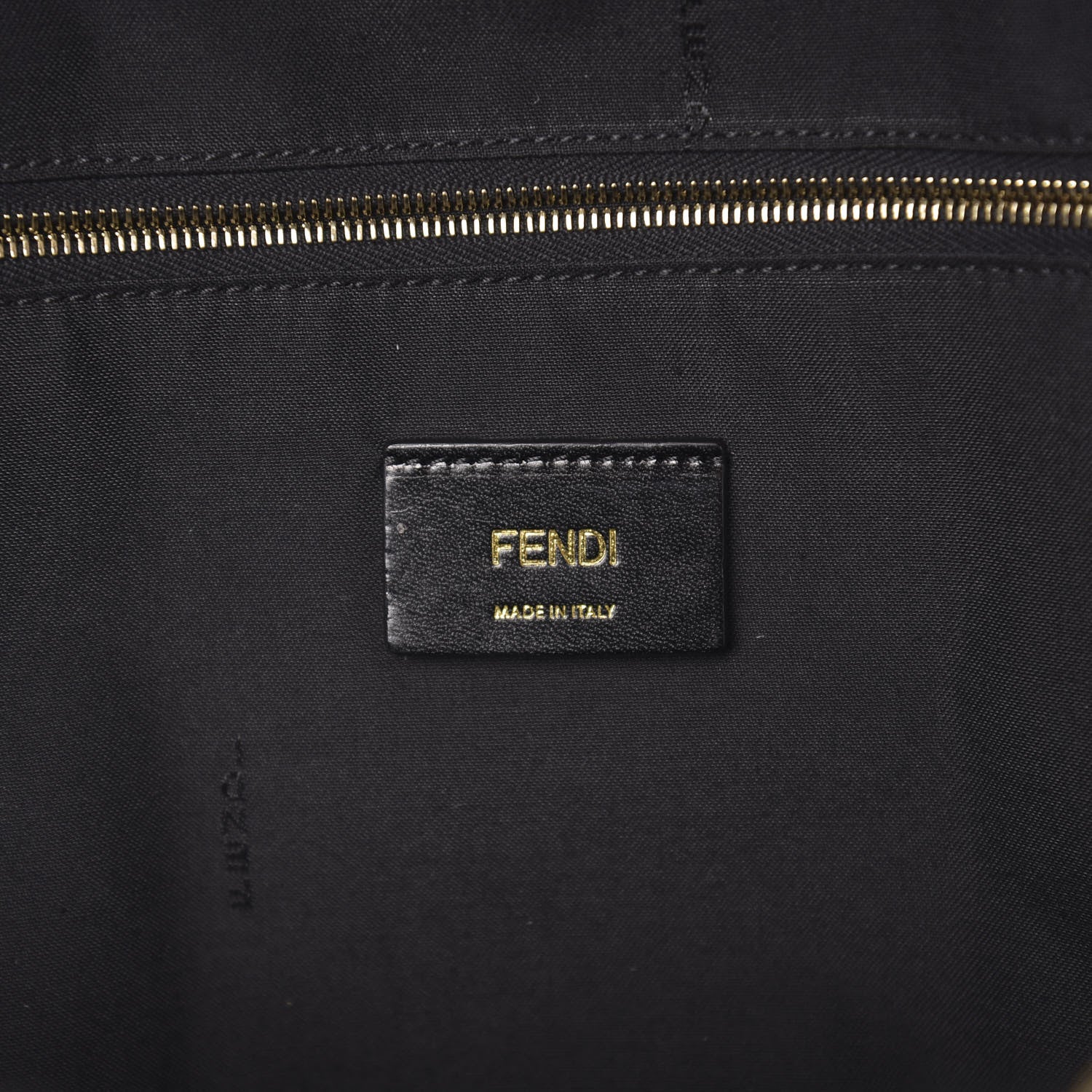 Fendi X FILA Glazed Fabric Vitello Century FF 1974 Mania Pouch Pocket Backpack Black White 5 of 9
