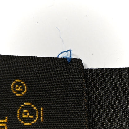 Louis Vuitton Wool Silk Monogram Shawl Blue 4 of 4