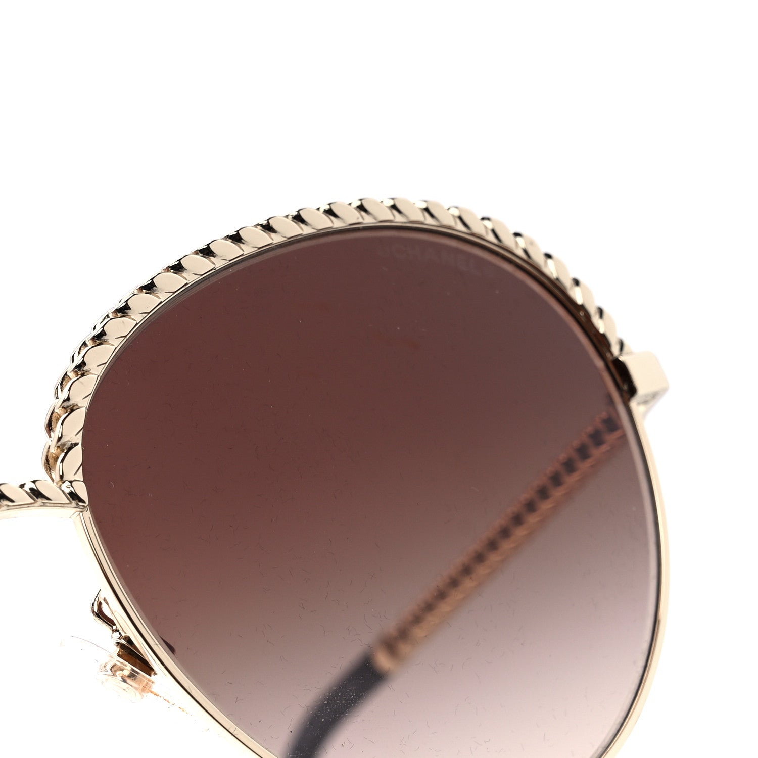 Chanel Chain Pantos Sunglasses 4242 Gold Brown 9 of 9