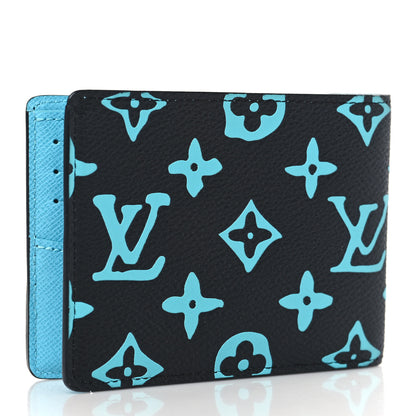 Louis Vuitton Monogram Playground Slender Wallet Black 3 of 7