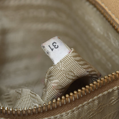 Prada Vitello Daino Side Pocket Hobo Sabbia 7 of 21