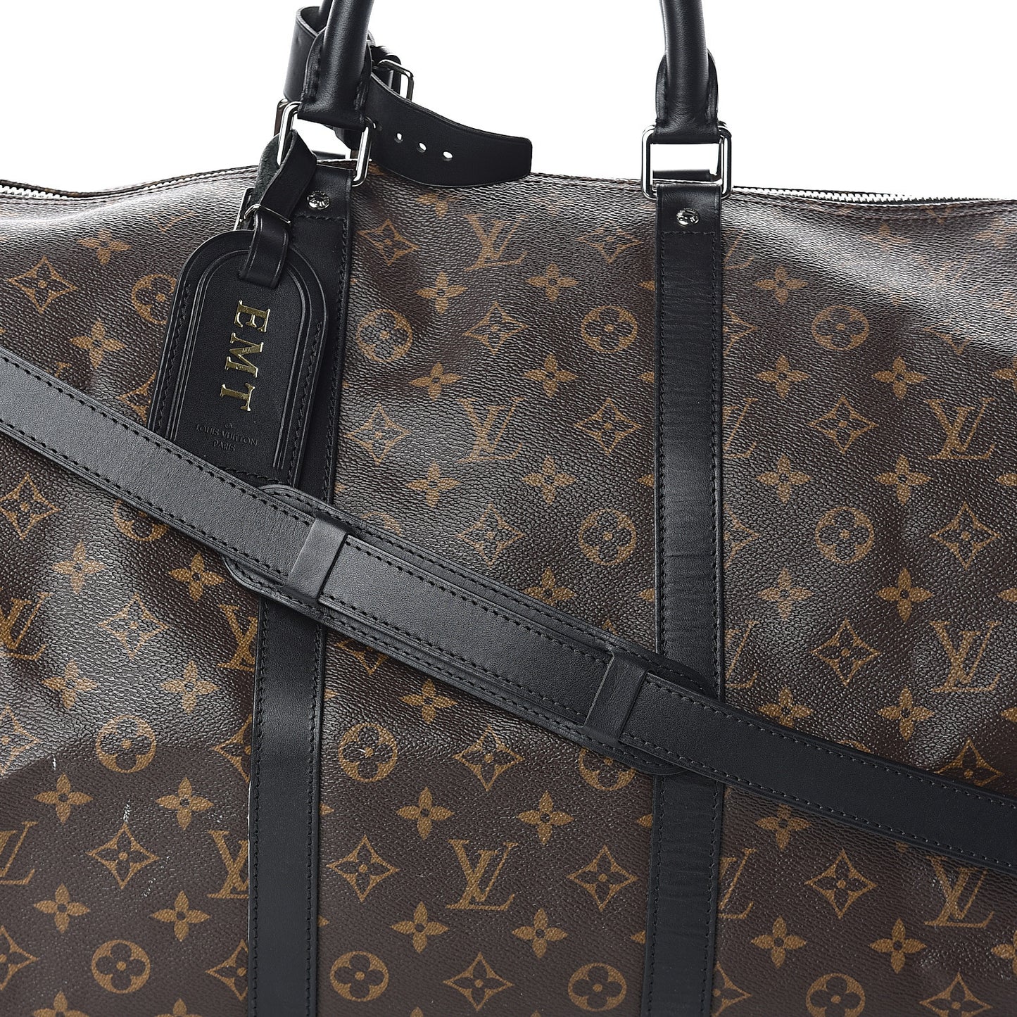 Monogram Macassar Keepall Bandouliere 55