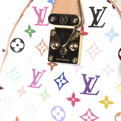 Louis Vuitton Monogram Multicolor Keepall 45 White 10 of 10
