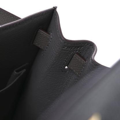 Hermes Epsom Kelly Sellier 28 Etain 7 of 14