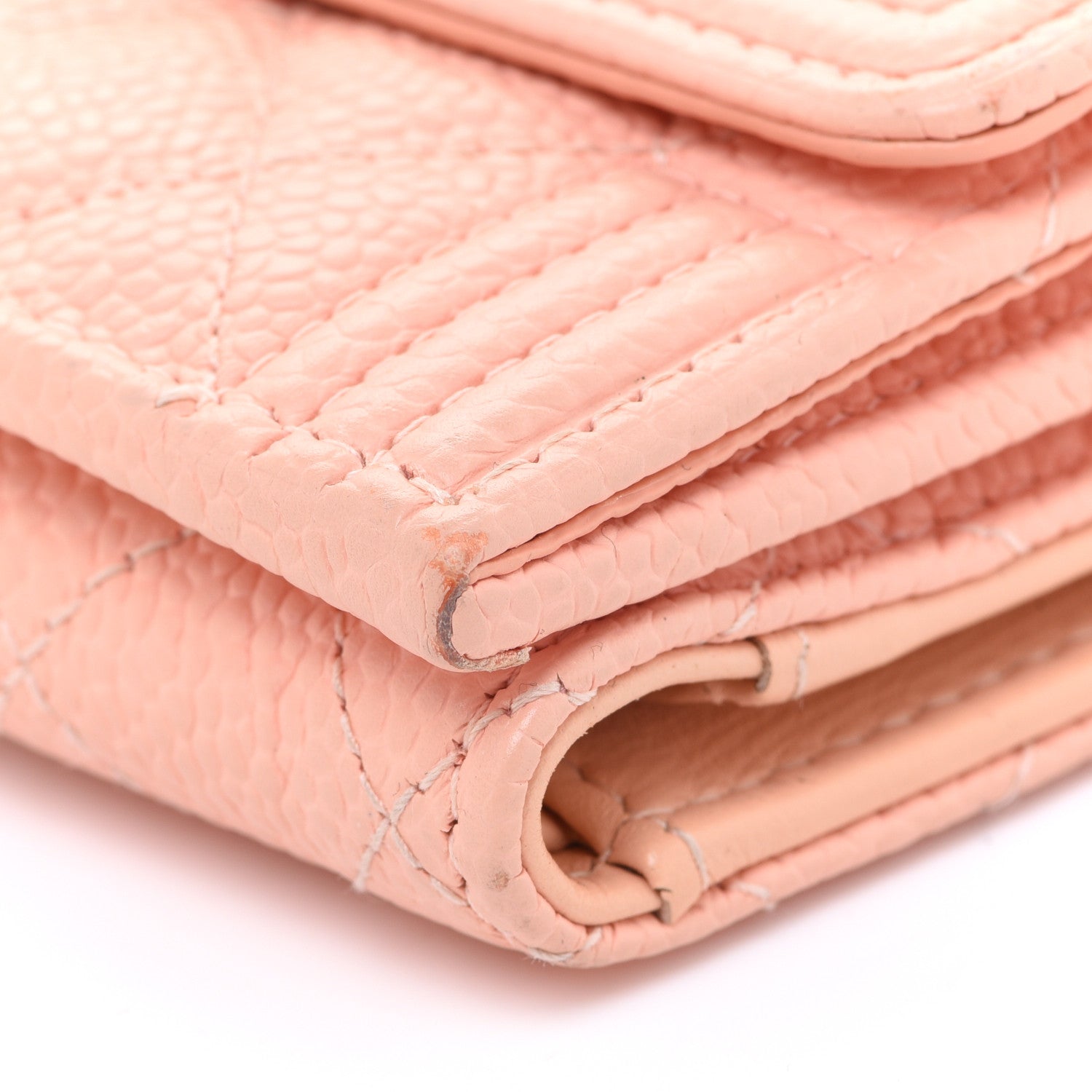 Chanel Caviar Quilted Small Boy Flap Wallet Light Pink 11 of 11