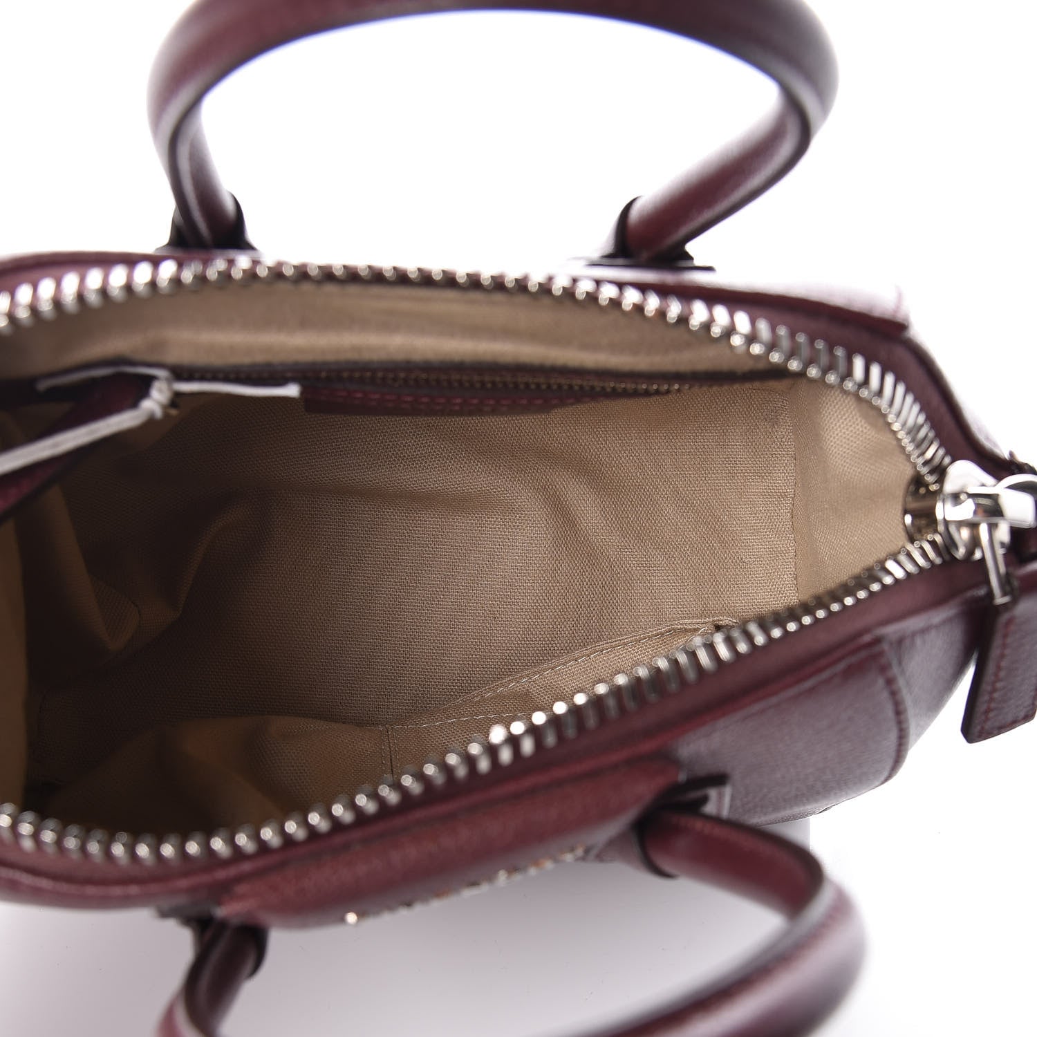 Givenchy Sugar Goatskin Mini Antigona Oxblood 5 of 10